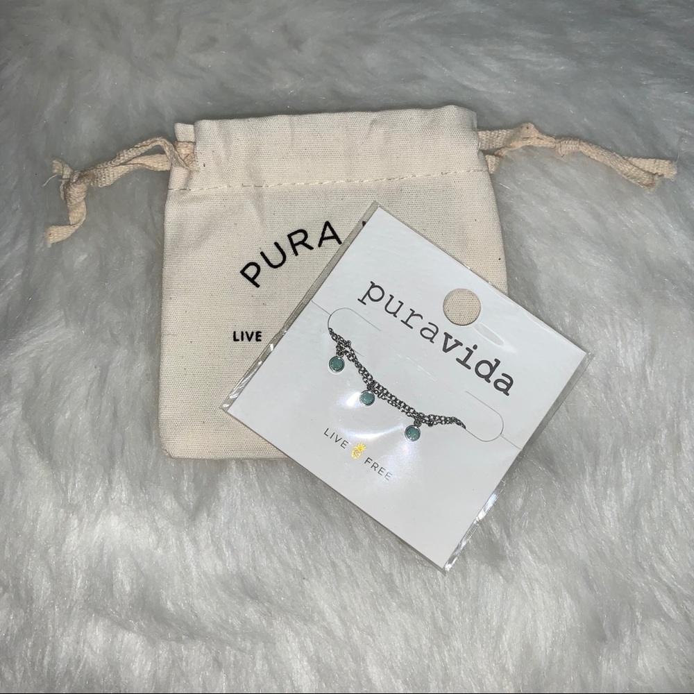 Blue Gem Pura Vida Necklace💎✨